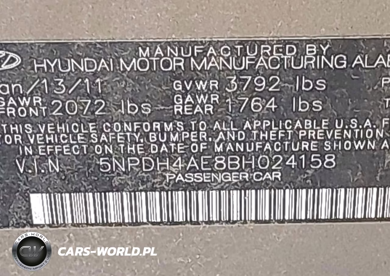 2011 Hyundai Elantra Gls VIN:5NPDH4AE8BH024158 - 9