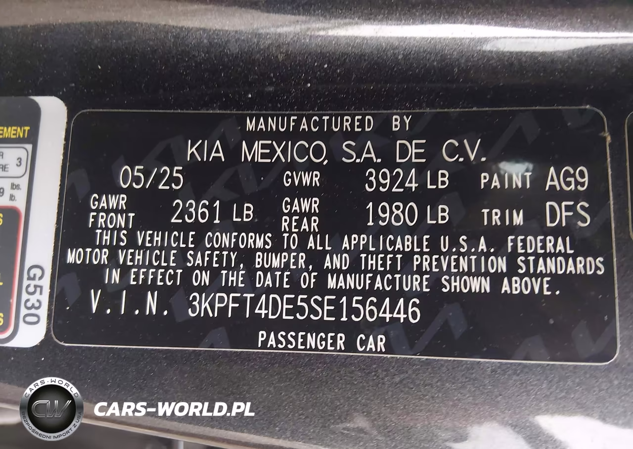 2025 Kia K4 Lx VIN:3KPFT4DE5SE156446 - 9