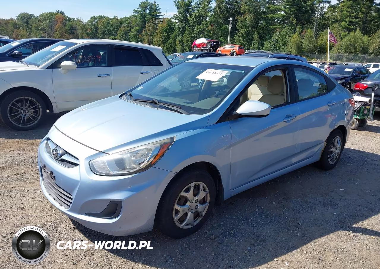 2012 Hyundai Accent Gls VIN:KMHCT4AE4CU258438 - 2