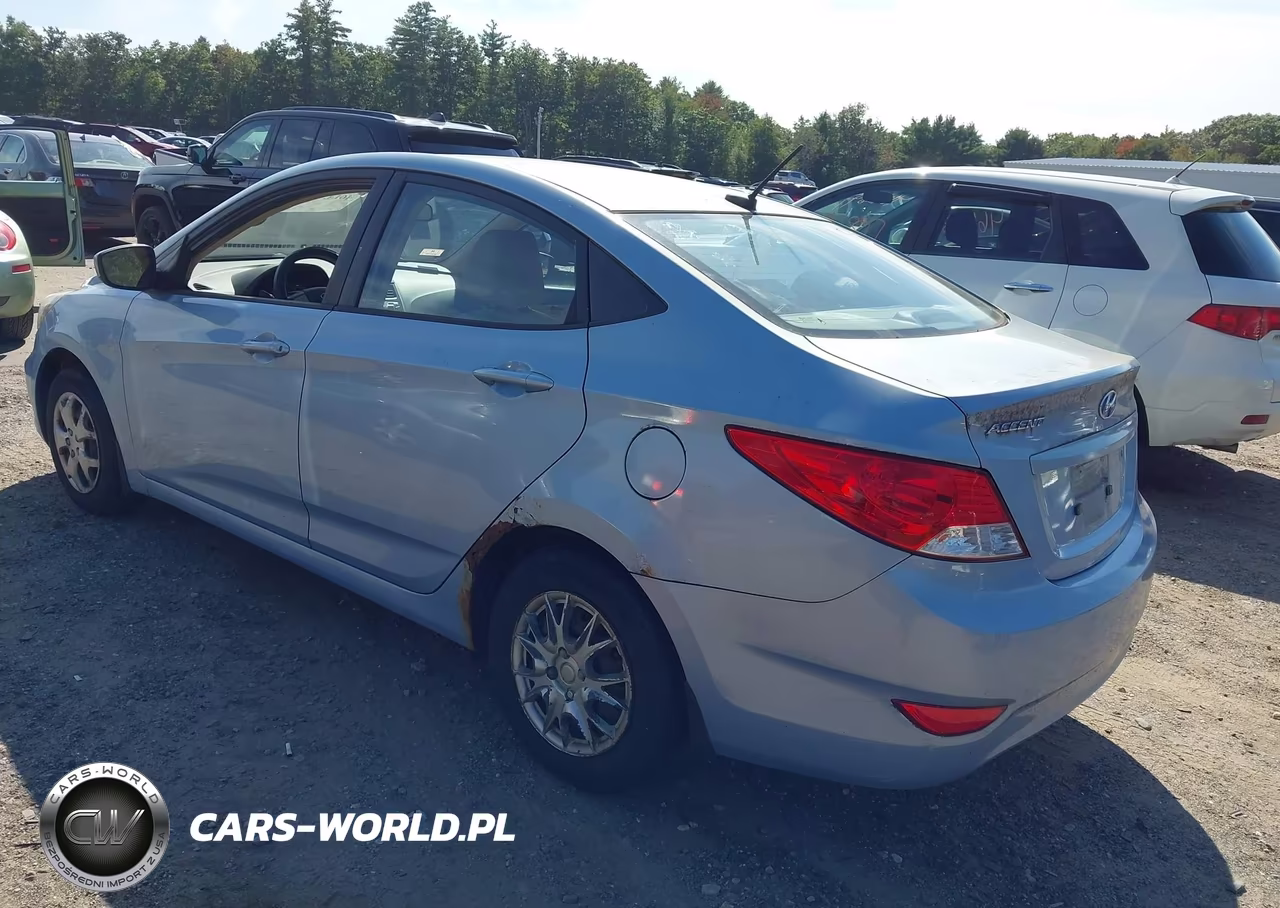 2012 Hyundai Accent Gls VIN:KMHCT4AE4CU258438 - 3