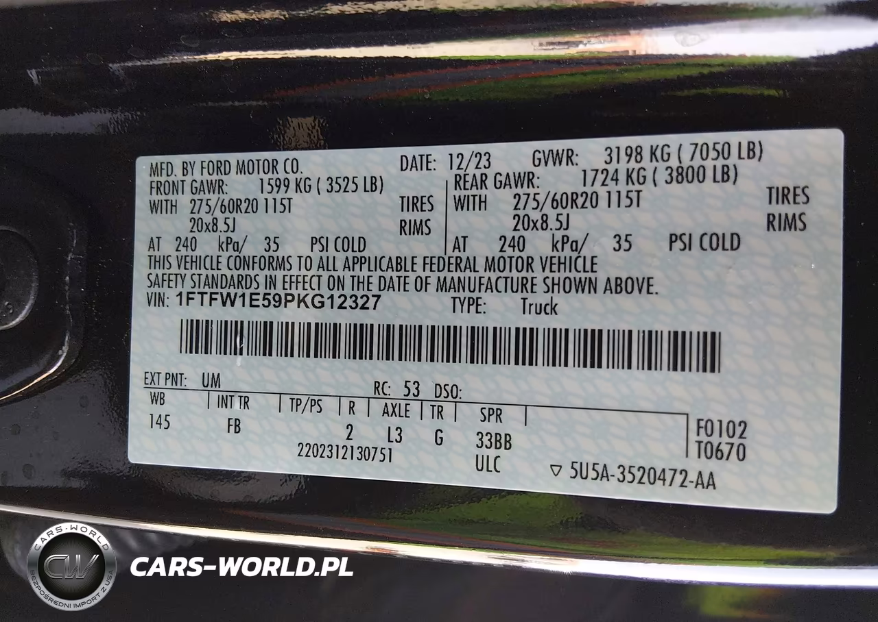 2023 Ford F-150 Xlt VIN:1FTFW1E59PKG12327 - 9