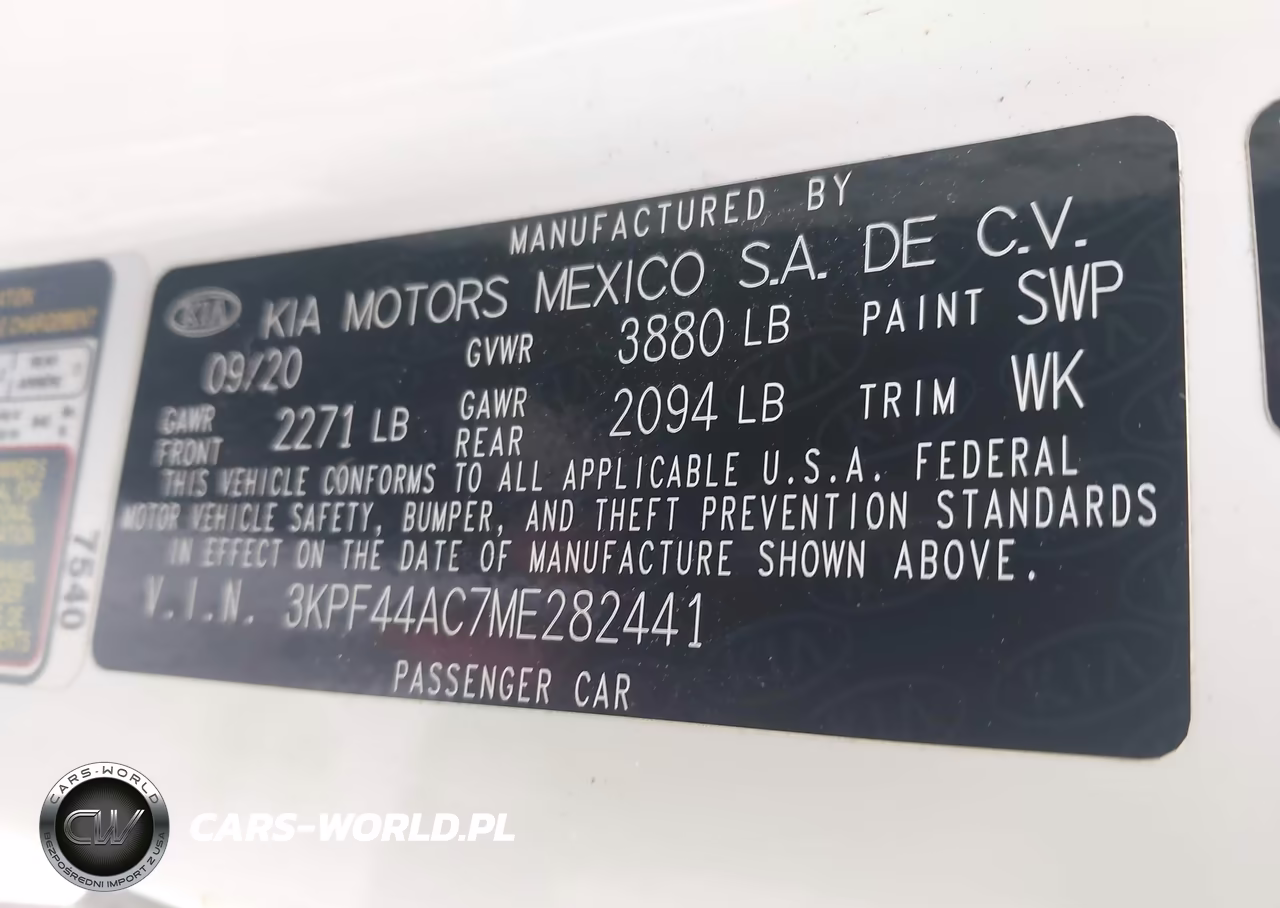 2021 Kia Forte Gt Manual VIN:3KPF44AC7ME282441 - 9