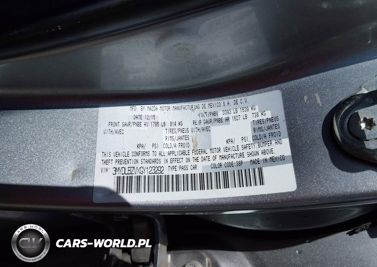 2016 Scion Ia VIN:3MYDLBZVXGY123292 - 9
