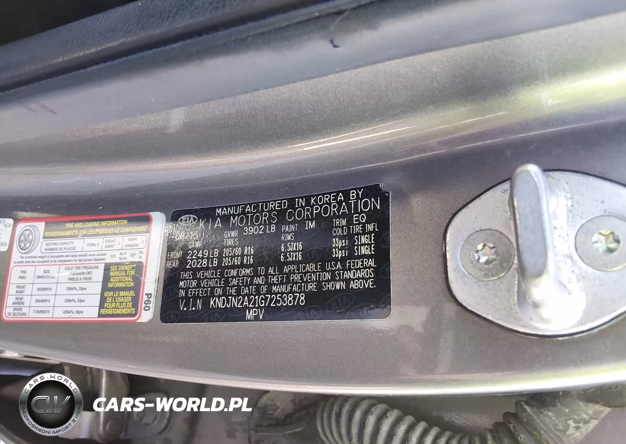 2016 Kia Soul VIN:KNDJN2A21G7253878 - 9