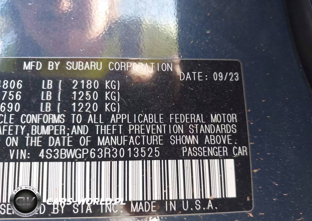 2024 Subaru Legacy Touring Xt VIN:4S3BWGP63R3013525 - 9