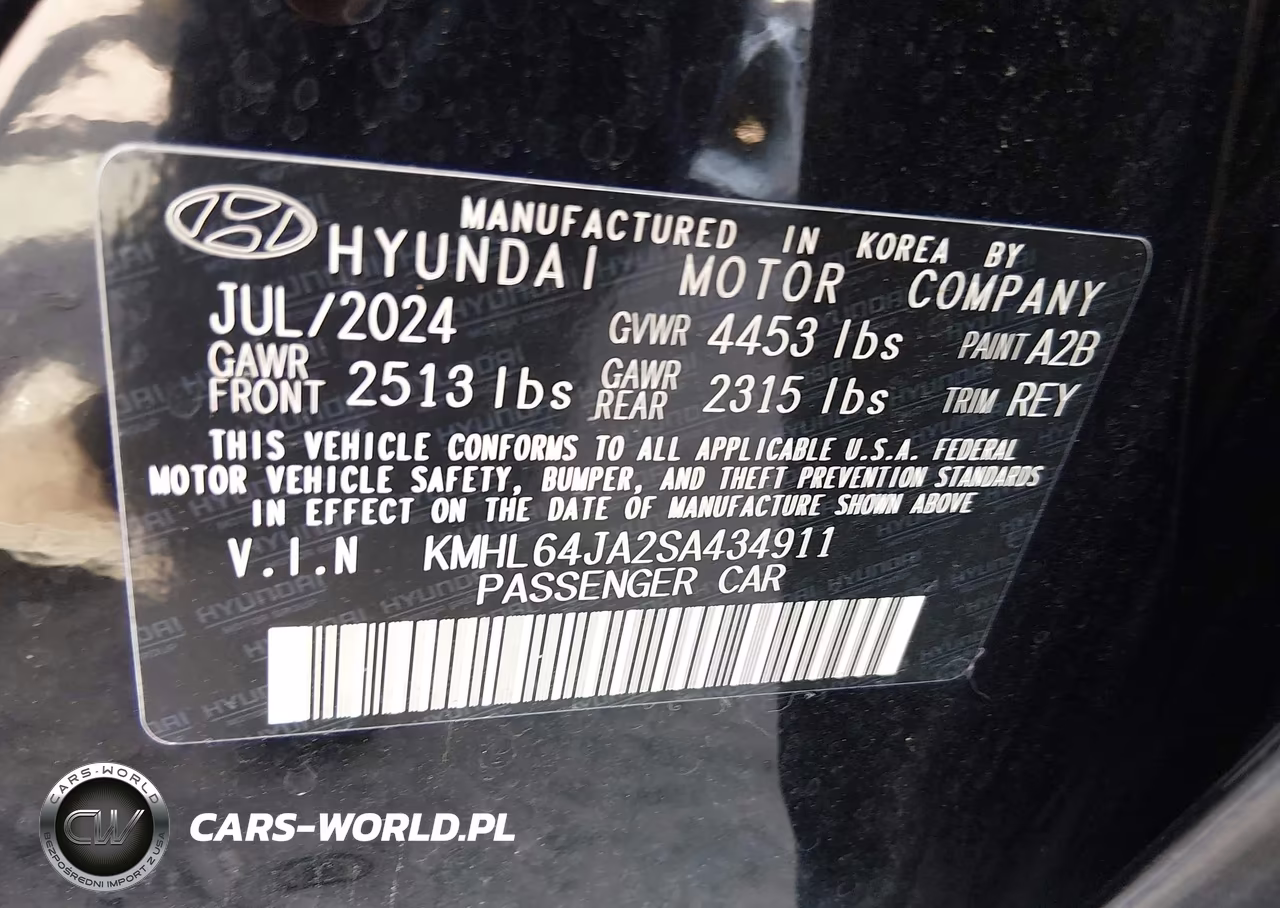 2025 Hyundai Sonata Sel VIN:KMHL64JA2SA434911 - 9