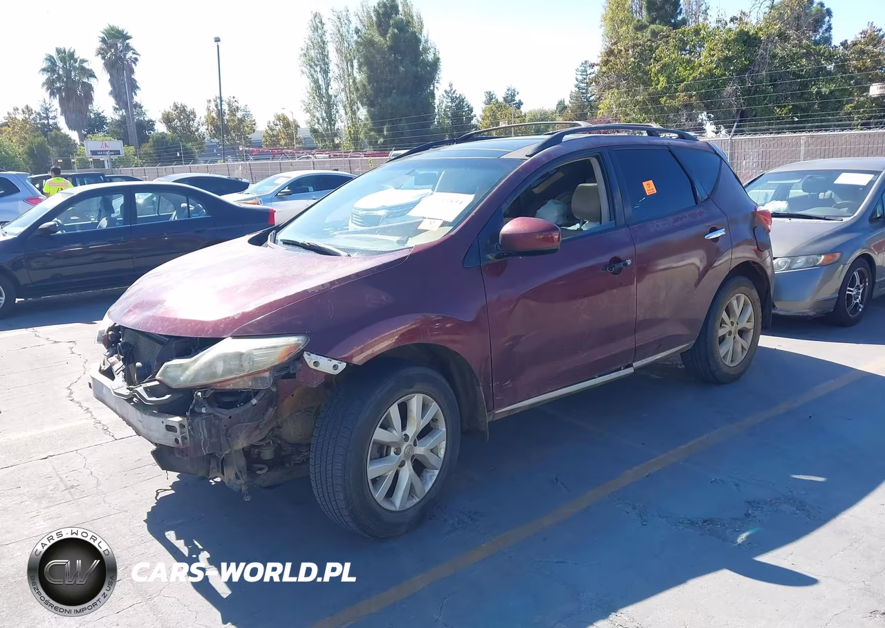 2012 Nissan Murano Sv VIN:JN8AZ1MU1CW101776 - 2