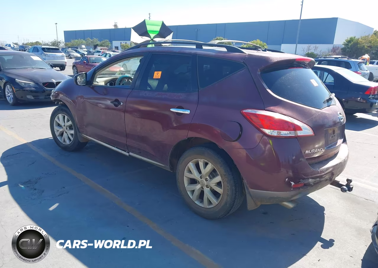 2012 Nissan Murano Sv VIN:JN8AZ1MU1CW101776 - 3