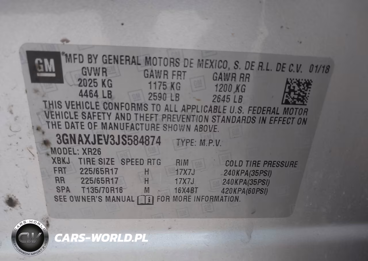 2018 Chevrolet Equinox Lt VIN:3GNAXJEV3JS584874 - 9