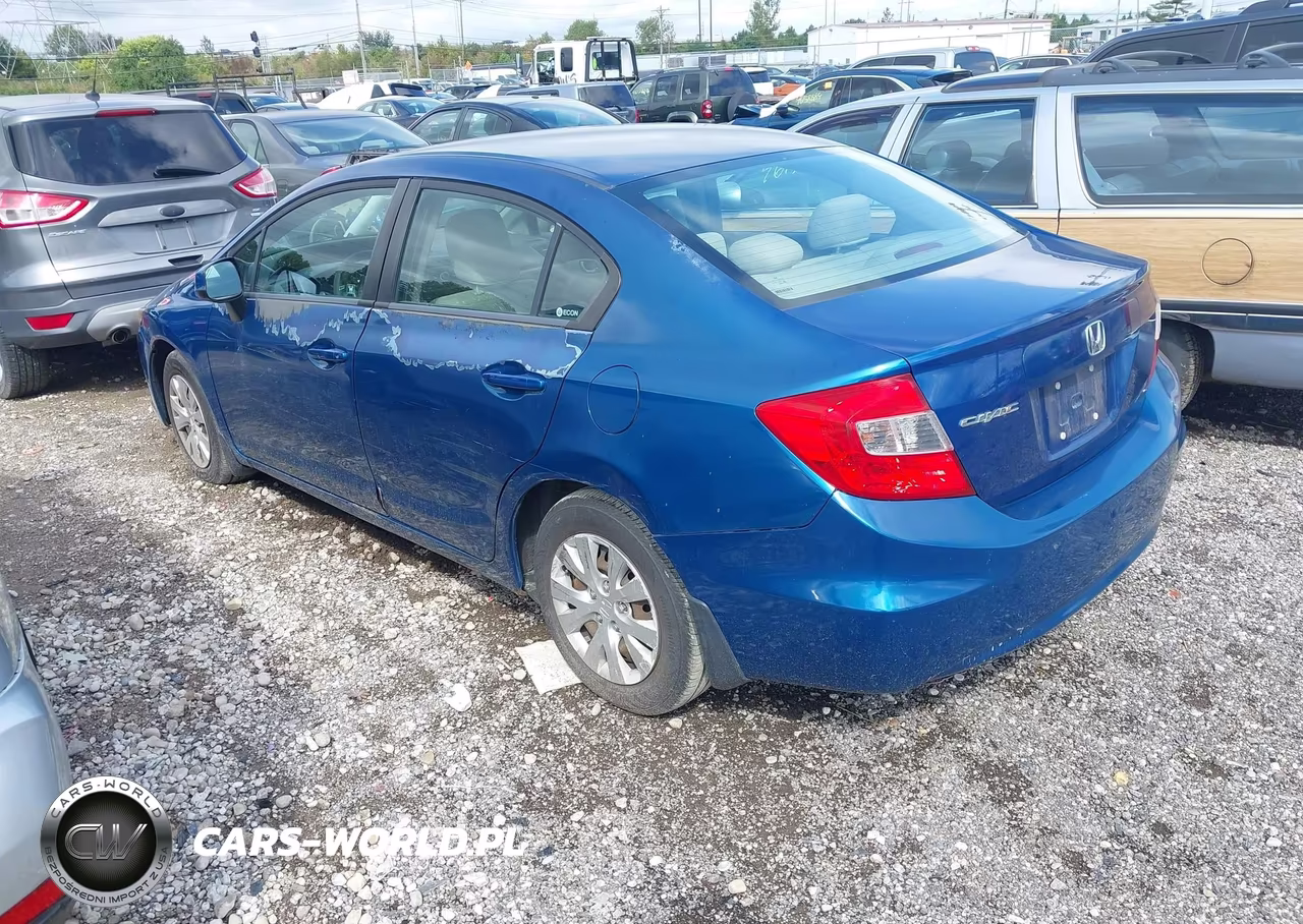2012 Honda Civic Lx VIN:19XFB2F59CE002327 - 3