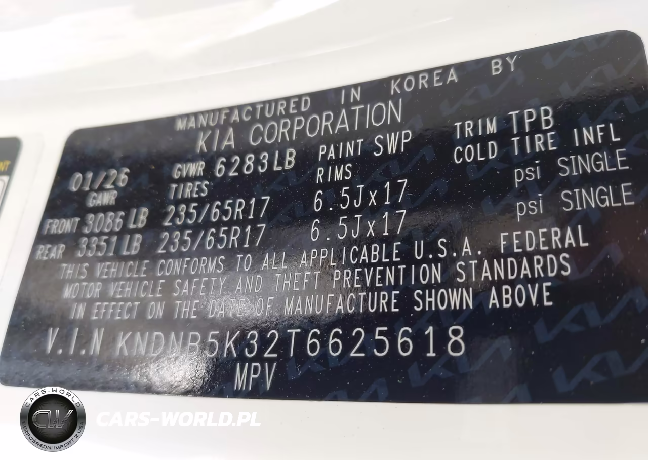 2026 Kia Carnival Mpv Lx VIN:KNDNB5K32T6625618 - 9