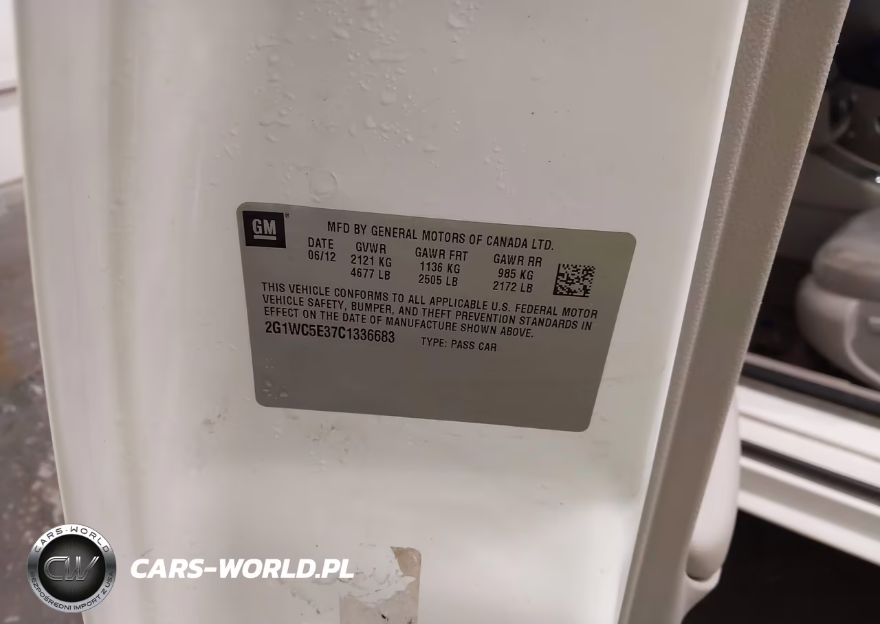 2012 Chevrolet Impala Ltz VIN:2G1WC5E37C1336683 - 9
