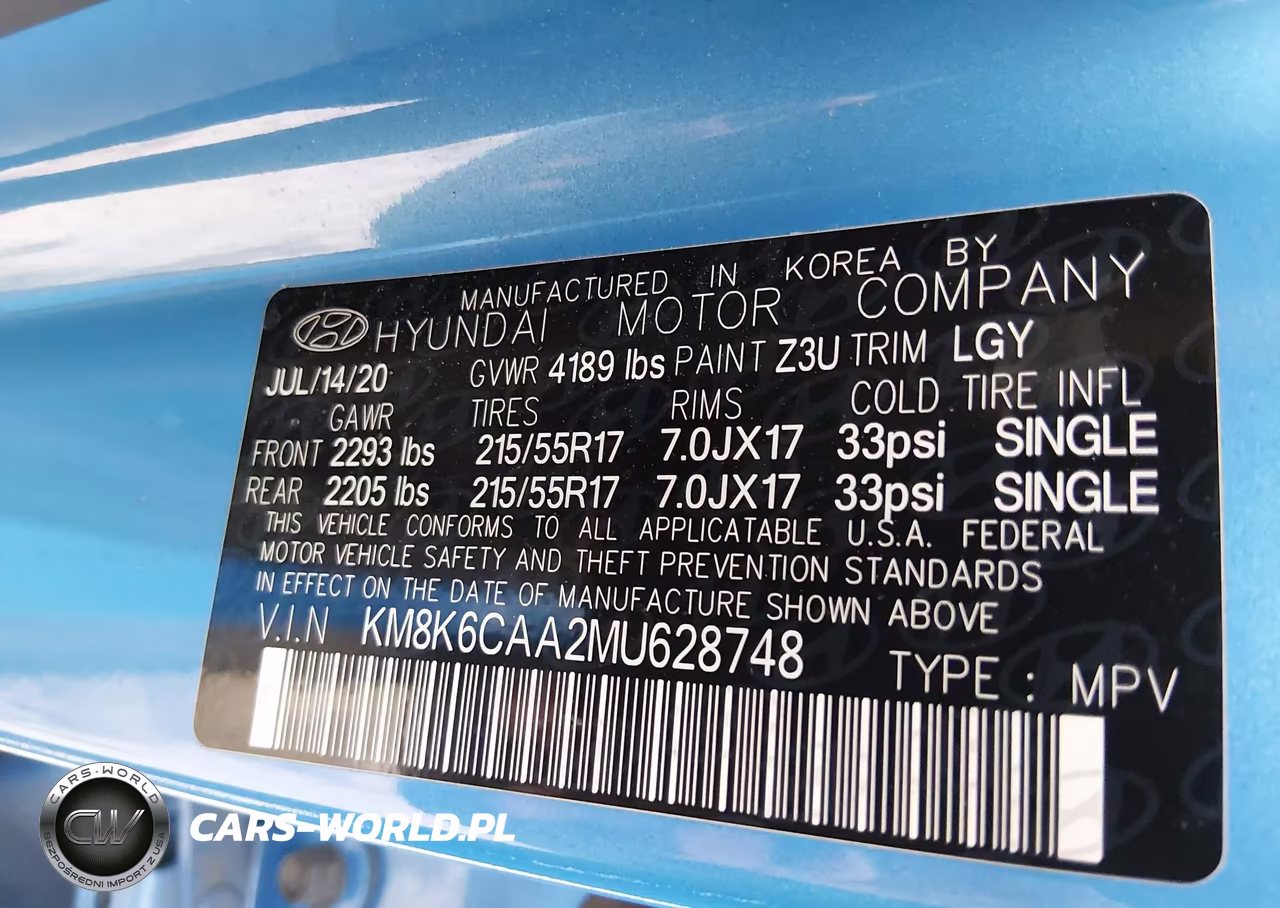 2021 Hyundai Kona Sel Plus VIN:KM8K6CAA2MU628748 - 9