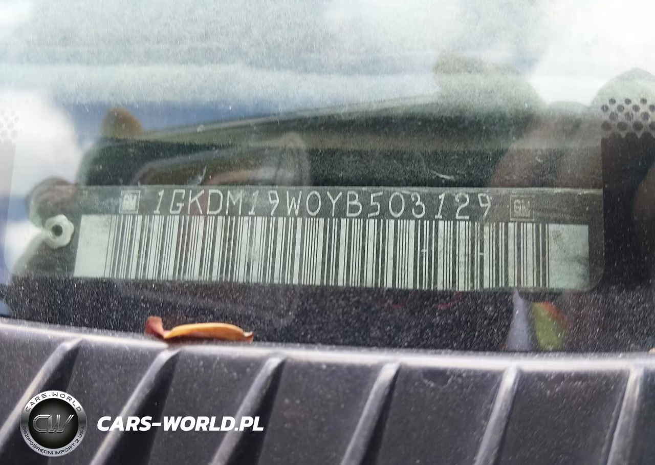 2000 GMC Safari Sl VIN:1GKDM19W0YB503129 - 9