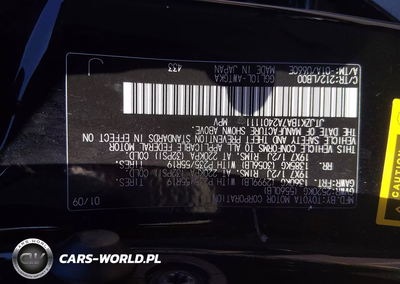 2010 Lexus Rx 350 VIN:JTJZK1BA7A2401111 - 9