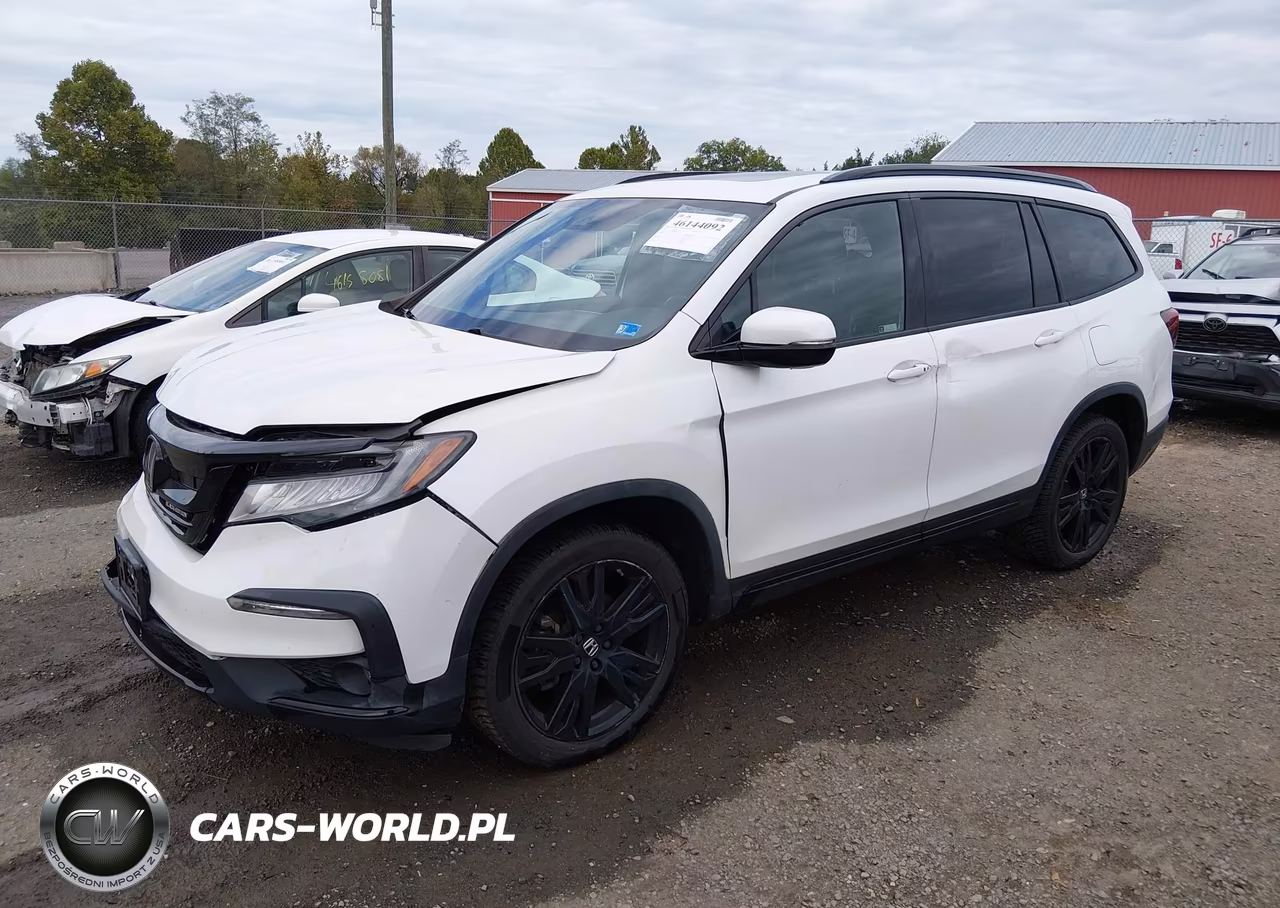 2021 Honda Pilot Black VIN:5FNYF6H78MB041988 - 2