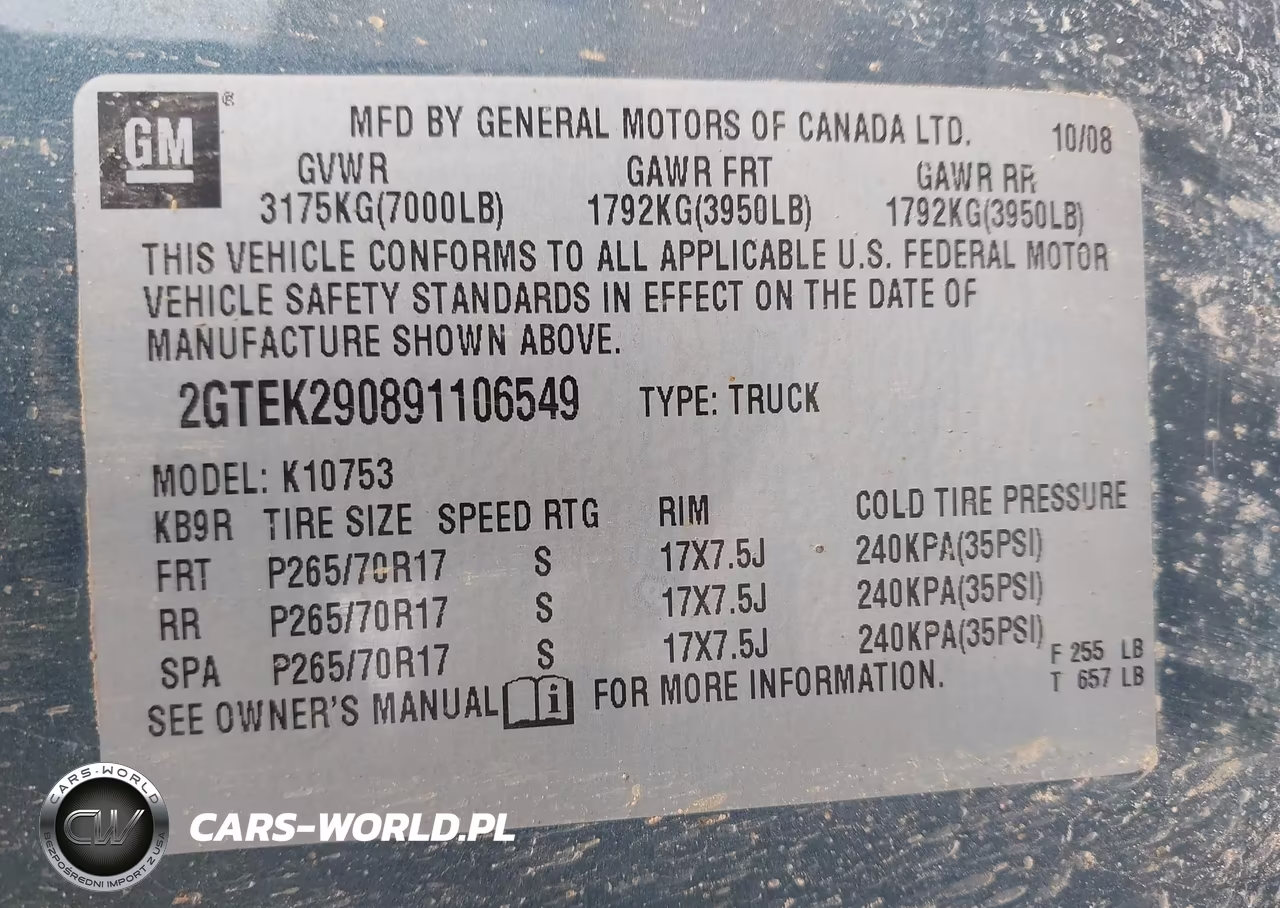 2009 GMC Sierra 1500 Sle VIN:2GTEK290891106549 - 9