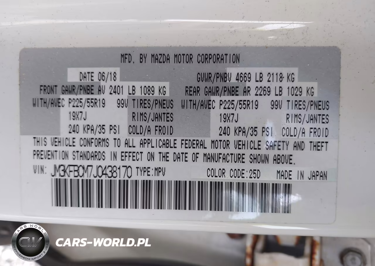 2018 Mazda Cx-5 Touring VIN:JM3KFBCM7J0438170 - 9