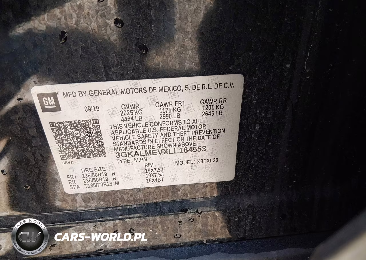 2020 GMC Terrain Fwd Sle VIN:3GKALMEVXLL164553 - 9