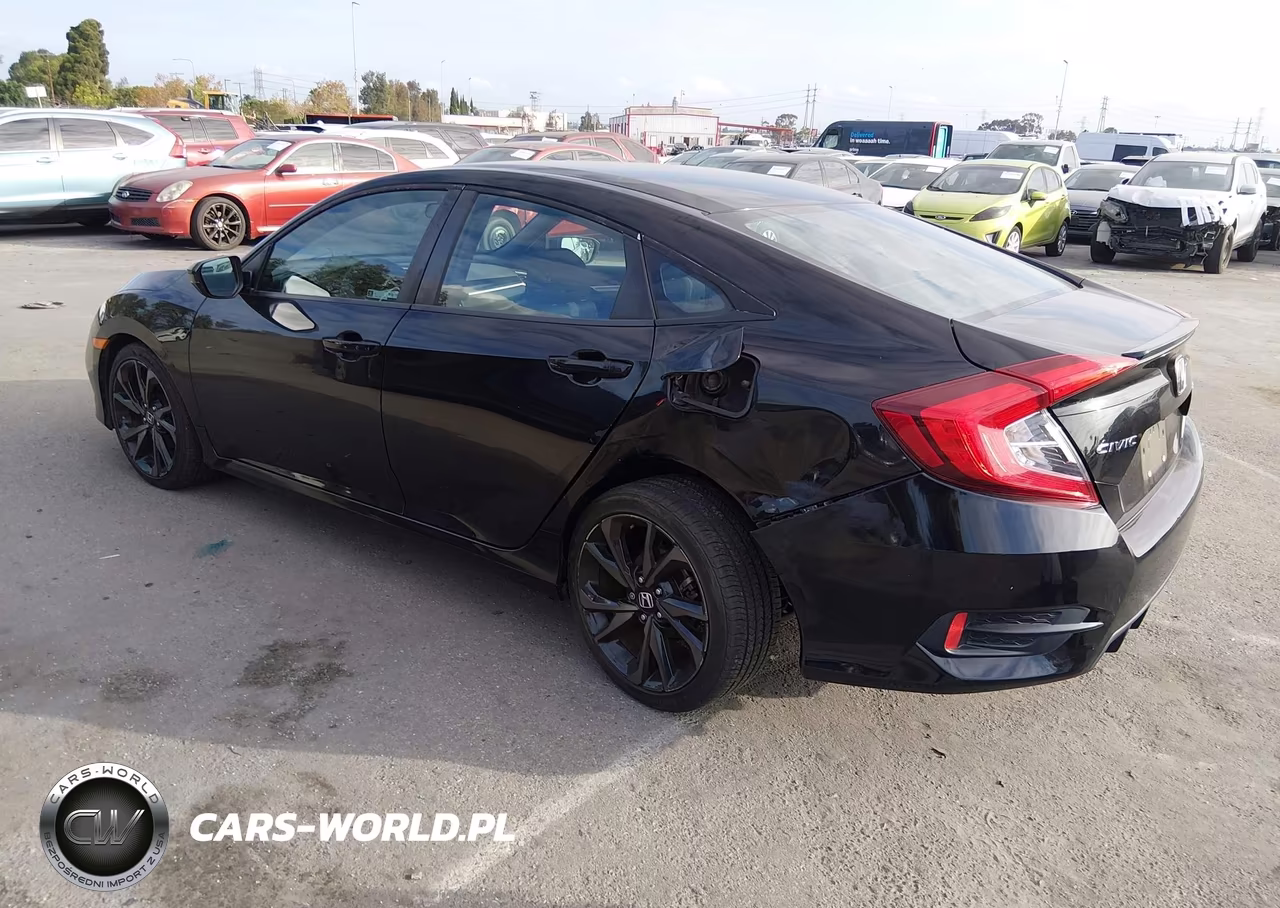 2019 Honda Civic Sport VIN:19XFC2F89KE202971 - 3