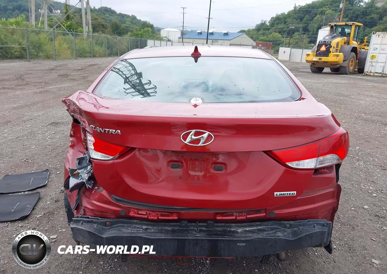 2012 Hyundai Elantra Limited (Ulsan Plant) VIN:KMHDH4AE6CU501186 - 17