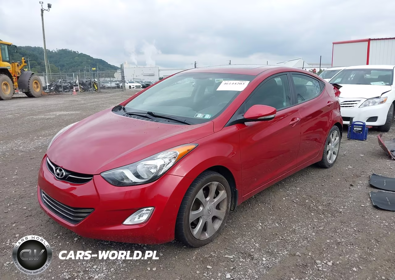 2012 Hyundai Elantra Limited (Ulsan Plant) VIN:KMHDH4AE6CU501186 - 2