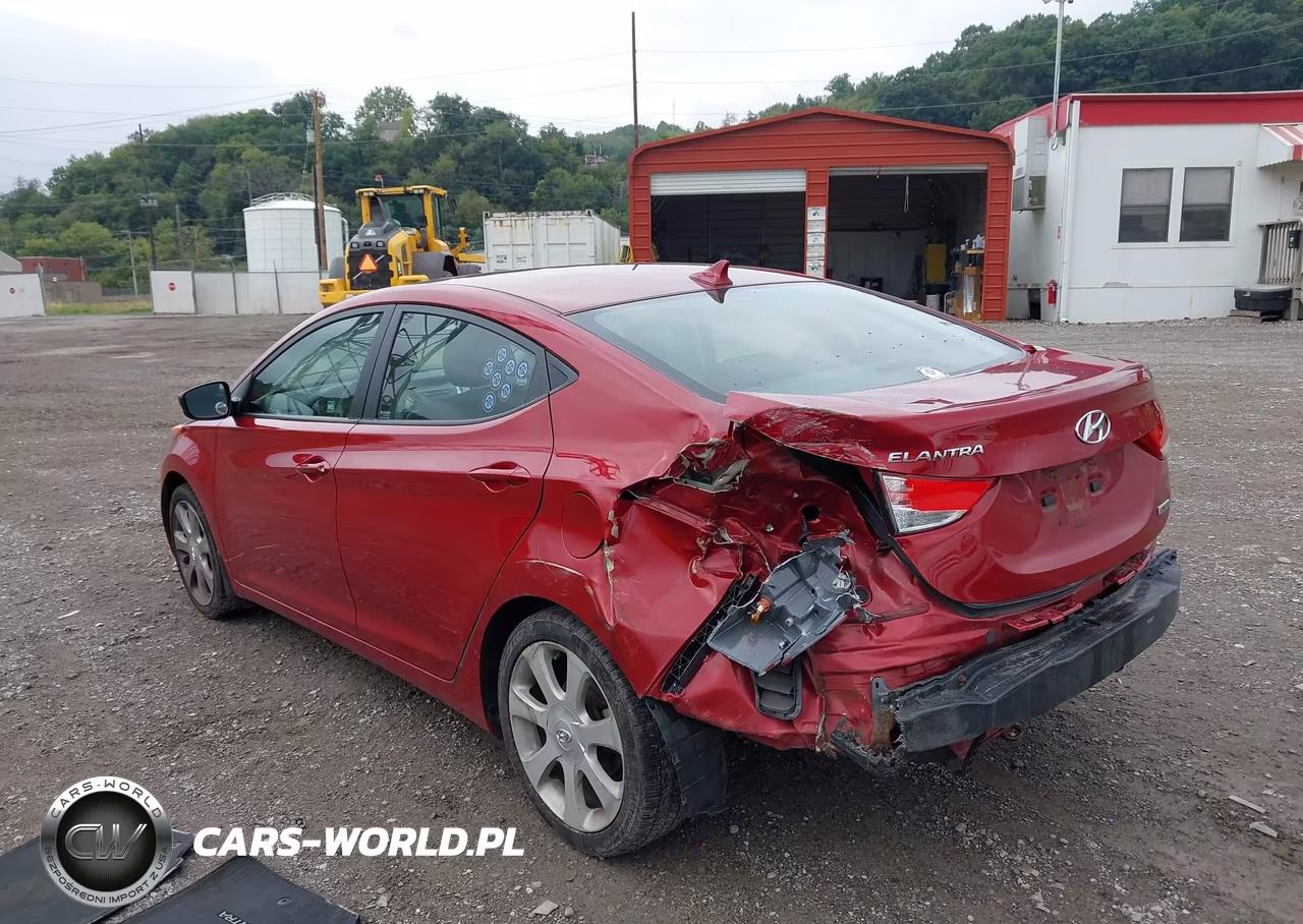 2012 Hyundai Elantra Limited (Ulsan Plant) VIN:KMHDH4AE6CU501186 - 3