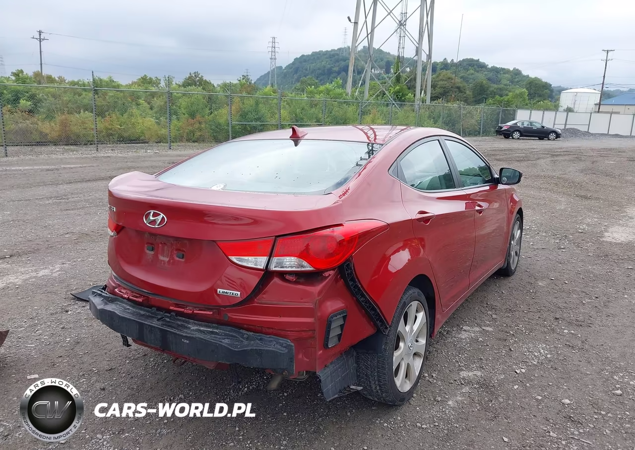 2012 Hyundai Elantra Limited (Ulsan Plant) VIN:KMHDH4AE6CU501186 - 4