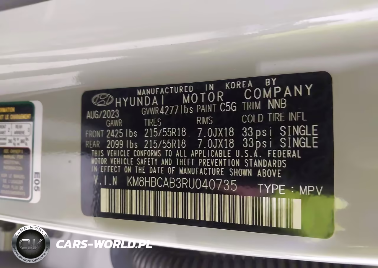 2024 Hyundai Kona Sel VIN:KM8HBCAB3RU040735 - 9