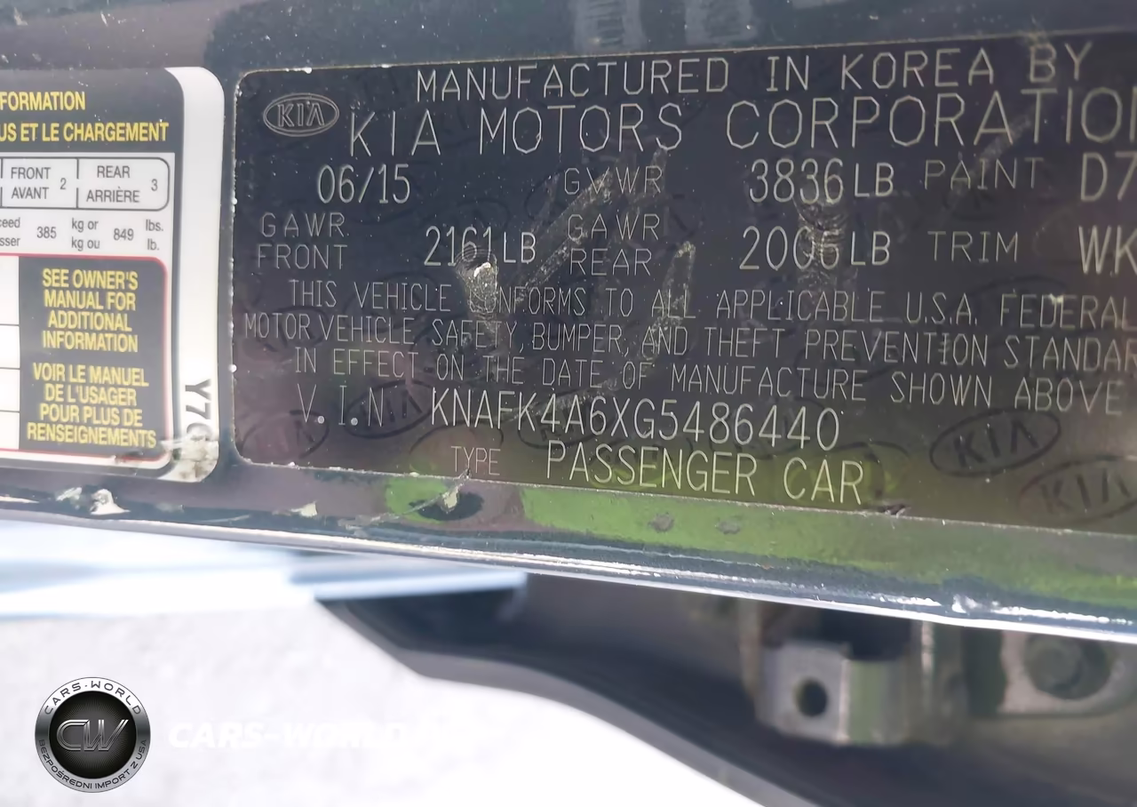 2016 Kia Forte Lx VIN:KNAFK4A6XG5486440 - 9