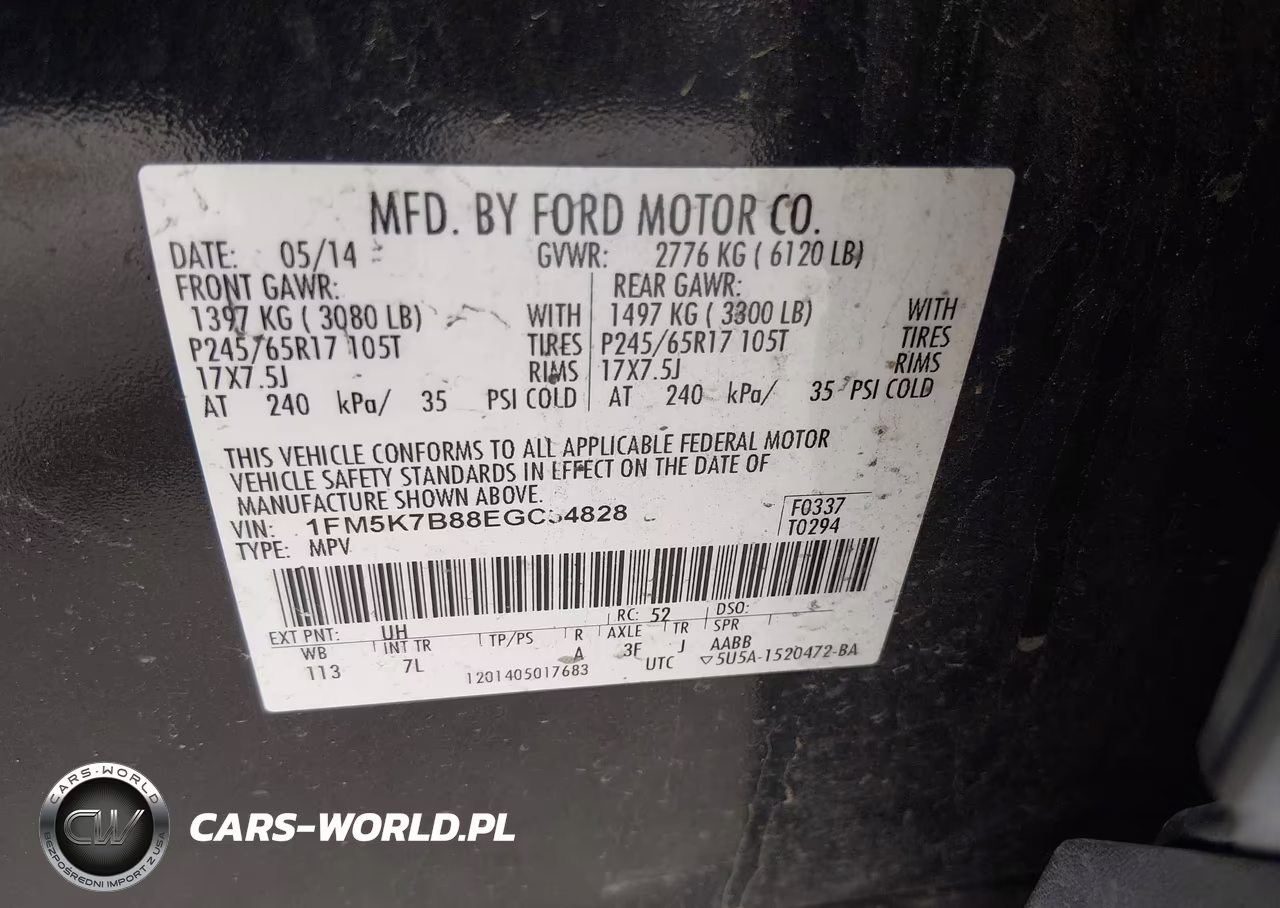 2014 Ford Explorer VIN:1FM5K7B88EGC34828 - 9