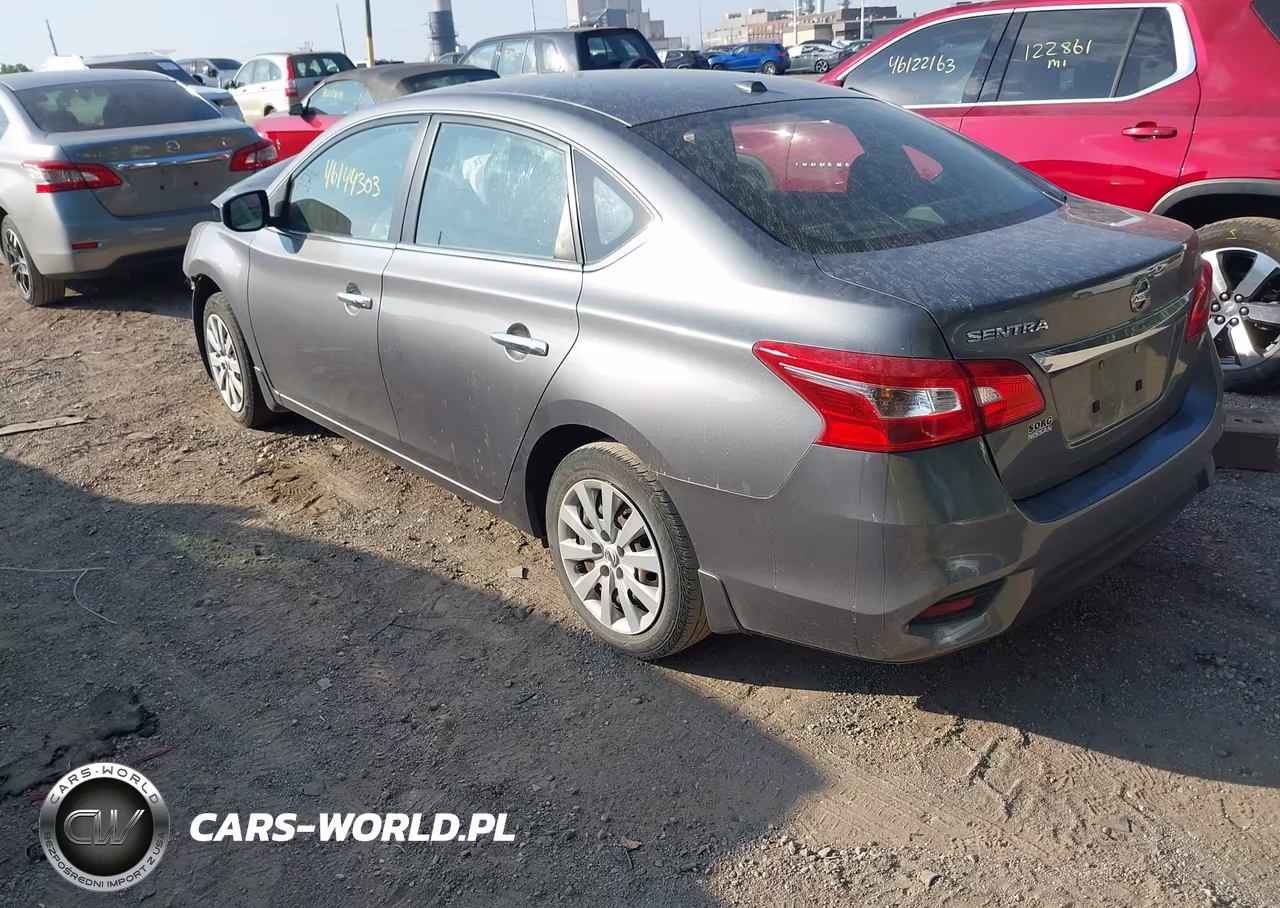 2017 Nissan Sentra Sv VIN:3N1AB7AP6HL708841 - 3