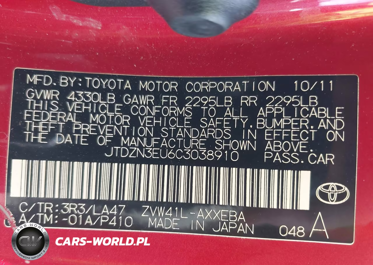 2012 Toyota Prius V Five VIN:JTDZN3EU6C3038910 - 9