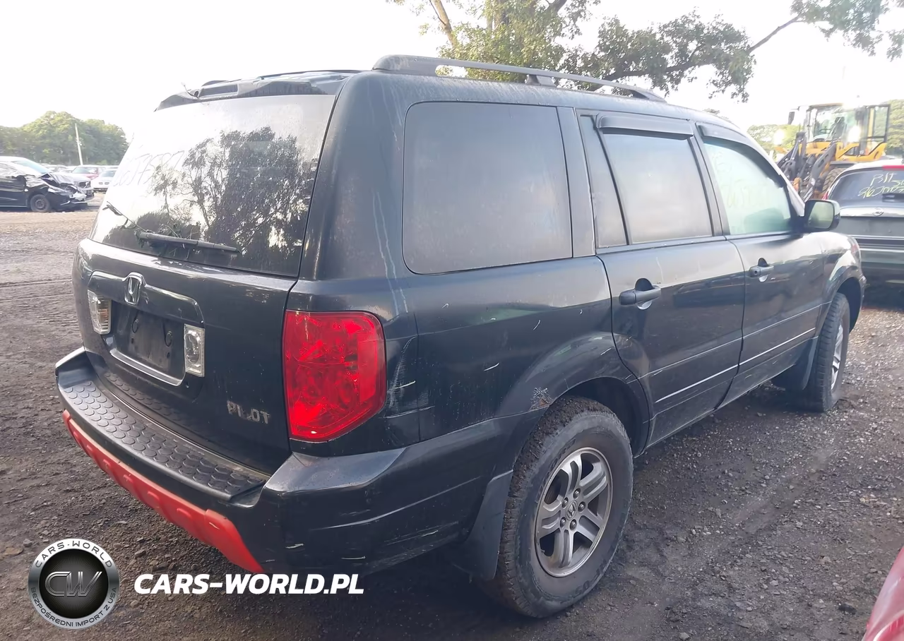 2005 Honda Pilot Ex-L VIN:2HKYF18515H540703 - 4