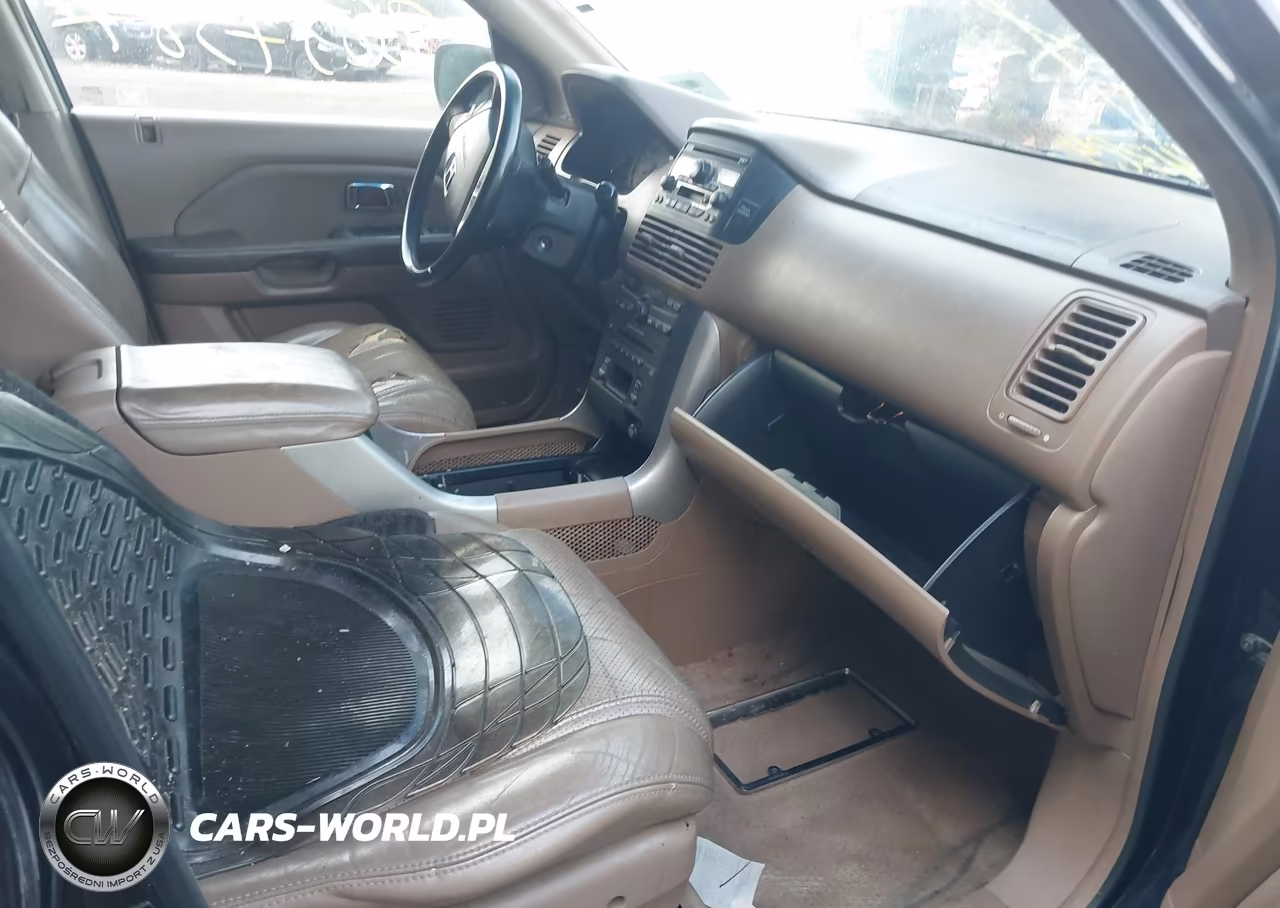 2005 Honda Pilot Ex-L VIN:2HKYF18515H540703 - 5
