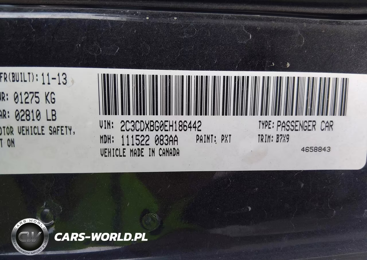 2014 Dodge Charger Se VIN:2C3CDXBG0EH186442 - 9