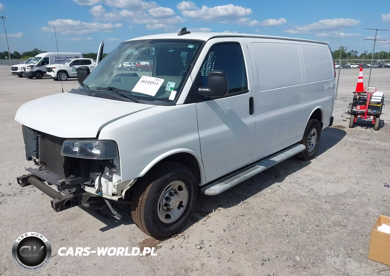 2021 Chevrolet Express Cargo Rwd 2500 Regular Wheelbase Wt VIN:1GCWGAF77M1209185 - 2