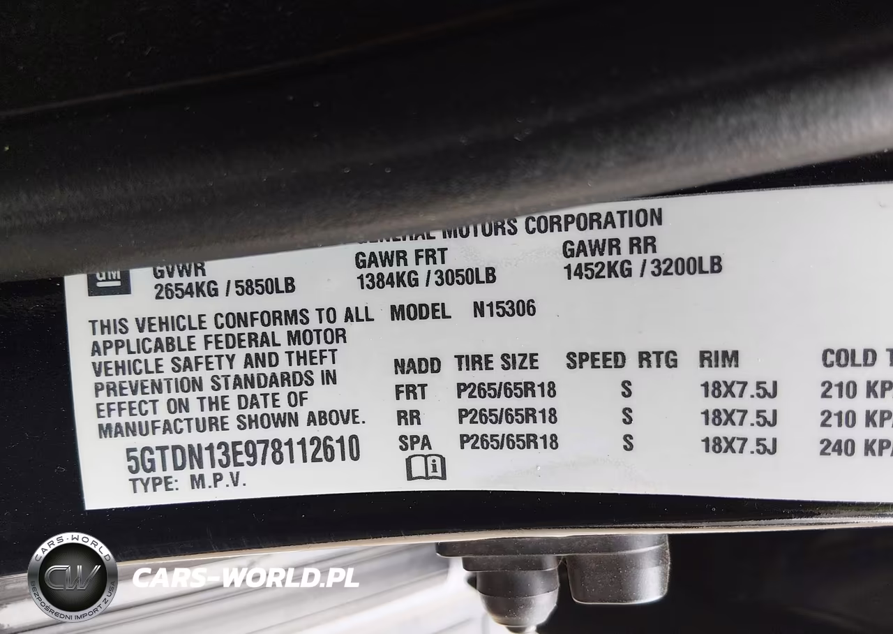 2007 Hummer H3 Suv VIN:5GTDN13E978112610 - 9