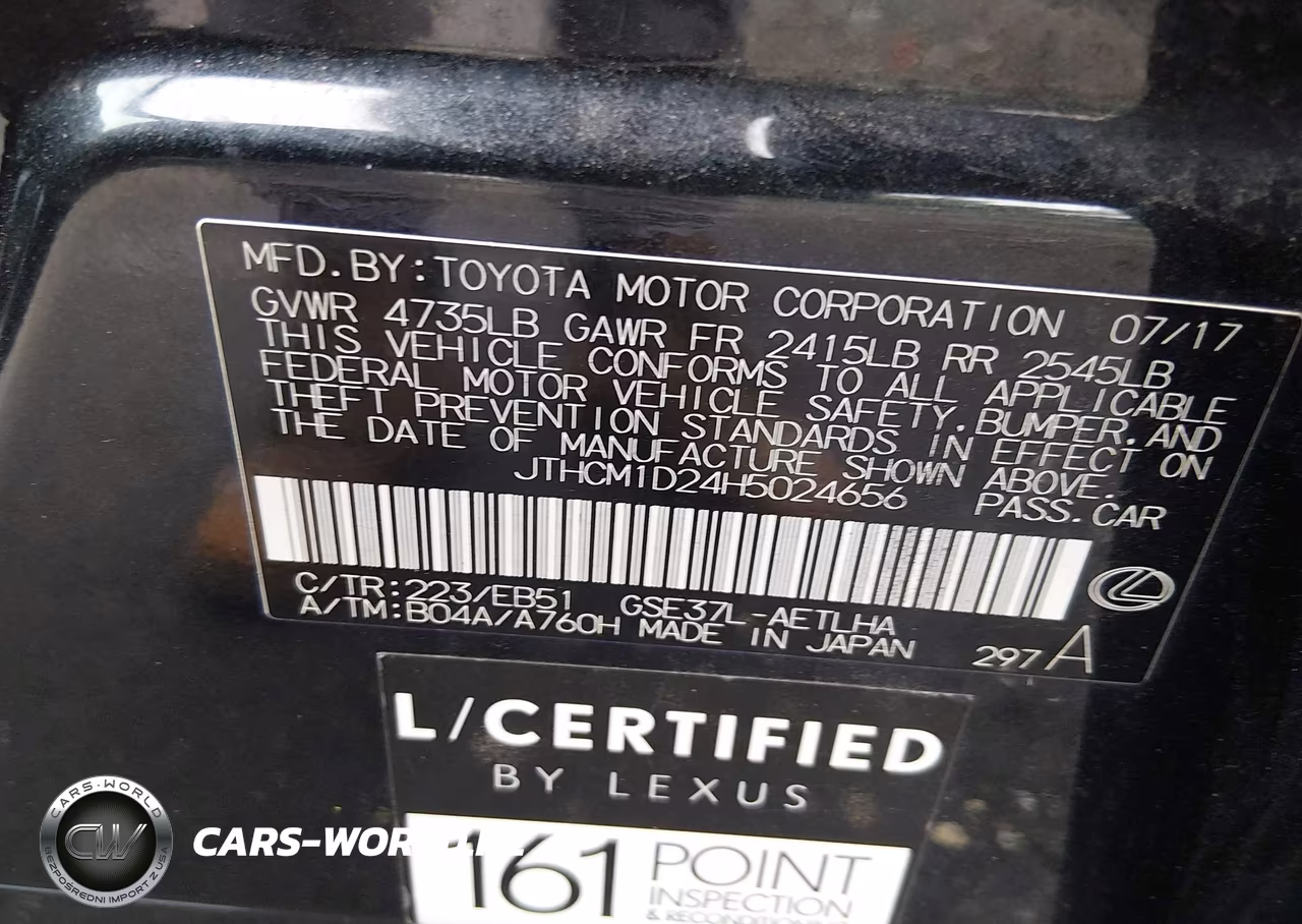 2017 Lexus Is 300 VIN:JTHCM1D24H5024656 - 9