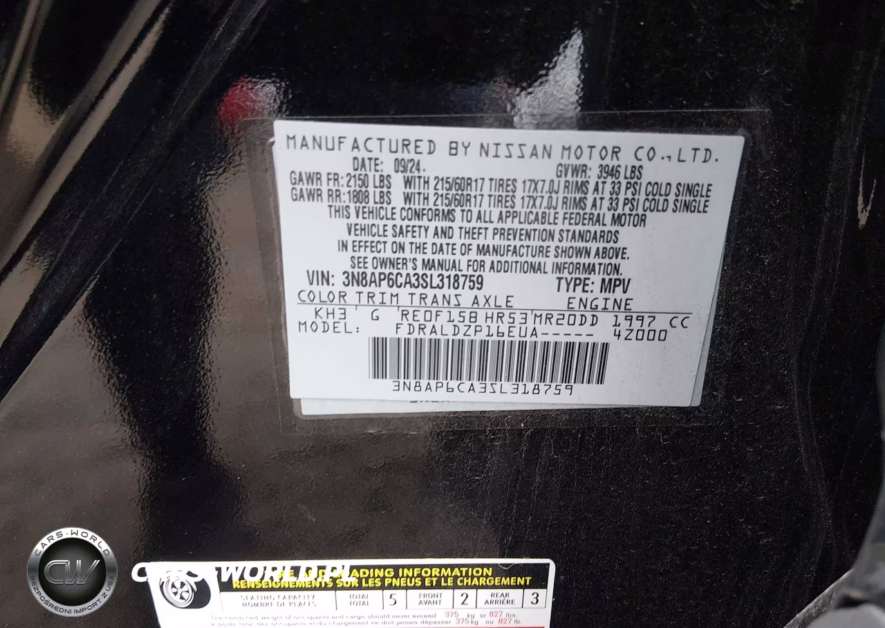 2025 Nissan Kicks Sv Fwd VIN:3N8AP6CA3SL318759 - 9