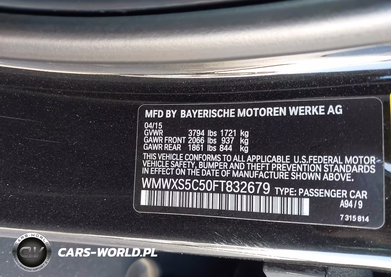 2015 Mini Hardtop Cooper VIN:WMWXS5C50FT832679 - 9