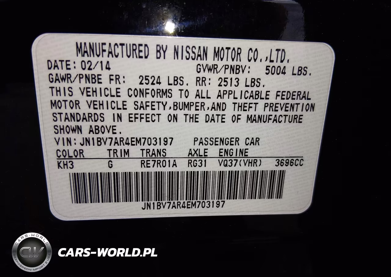 2014 Infiniti Q50 Premium VIN:JN1BV7AR4EM703197 - 9