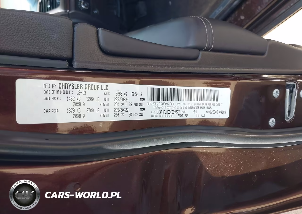 2014 Jeep Grand Cherokee Summit VIN:1C4RJFJM6EC389077 - 9