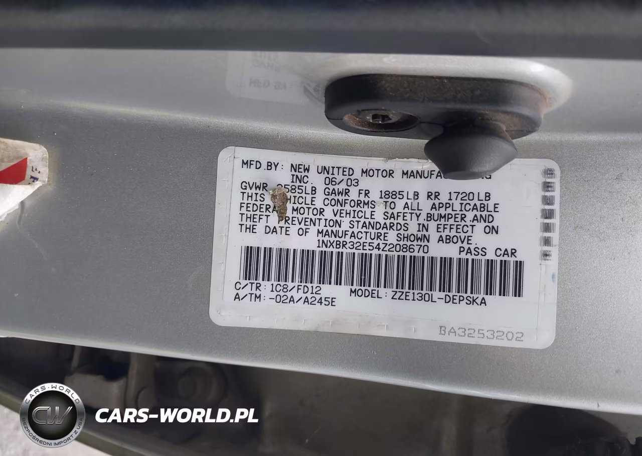 2004 Toyota Corolla S VIN:1NXBR32E54Z208670 - 9