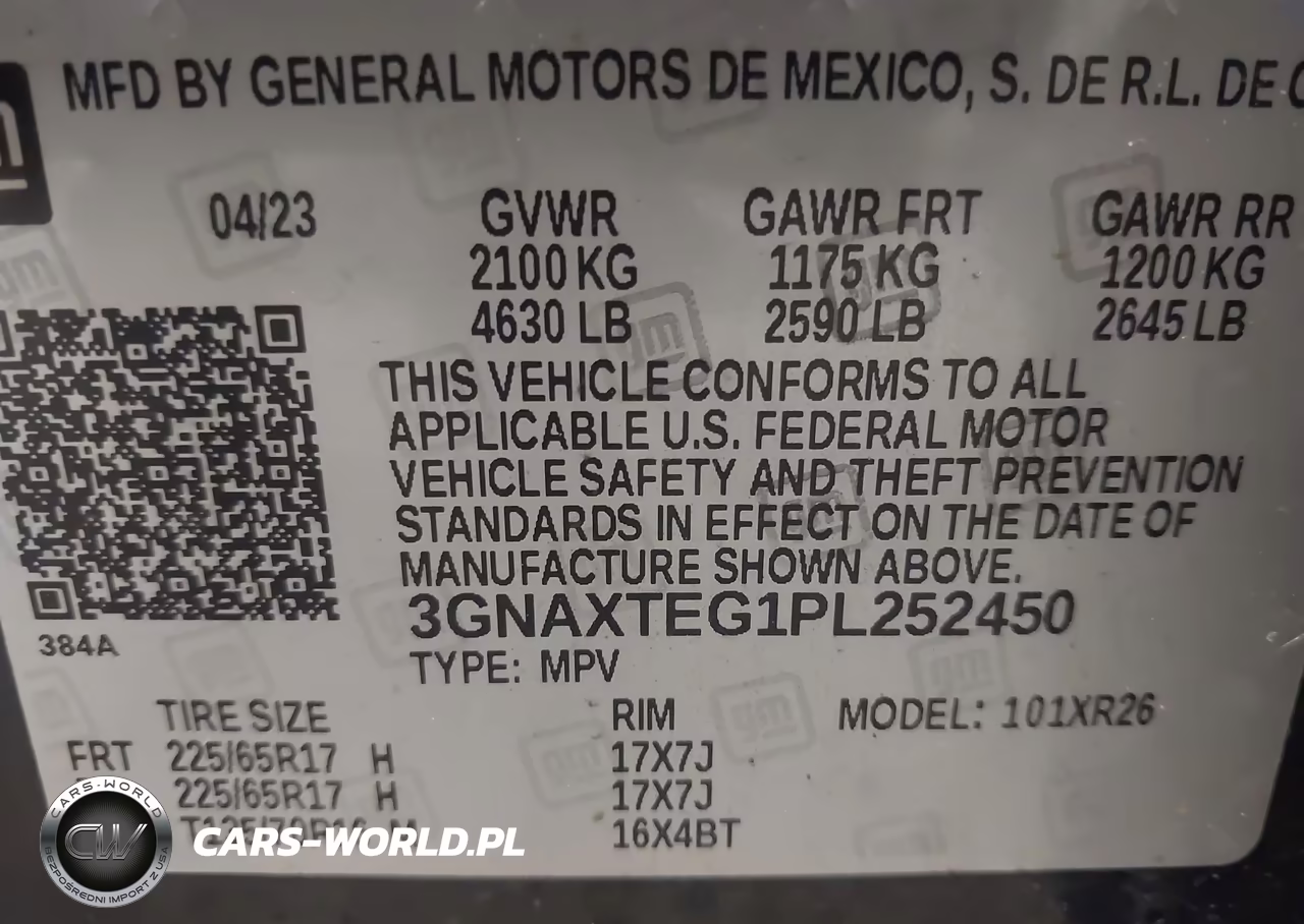 2023 Chevrolet Equinox Awd 2Fl VIN:3GNAXTEG1PL252450 - 9