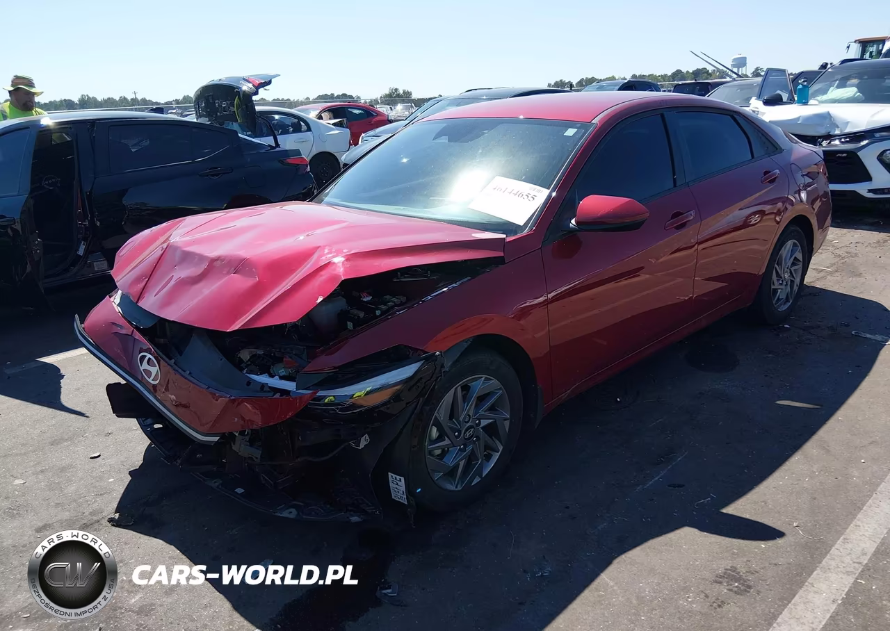 2025 Hyundai Elantra Hybrid Blue VIN:KMHLM4DJ2SU162571 - 2