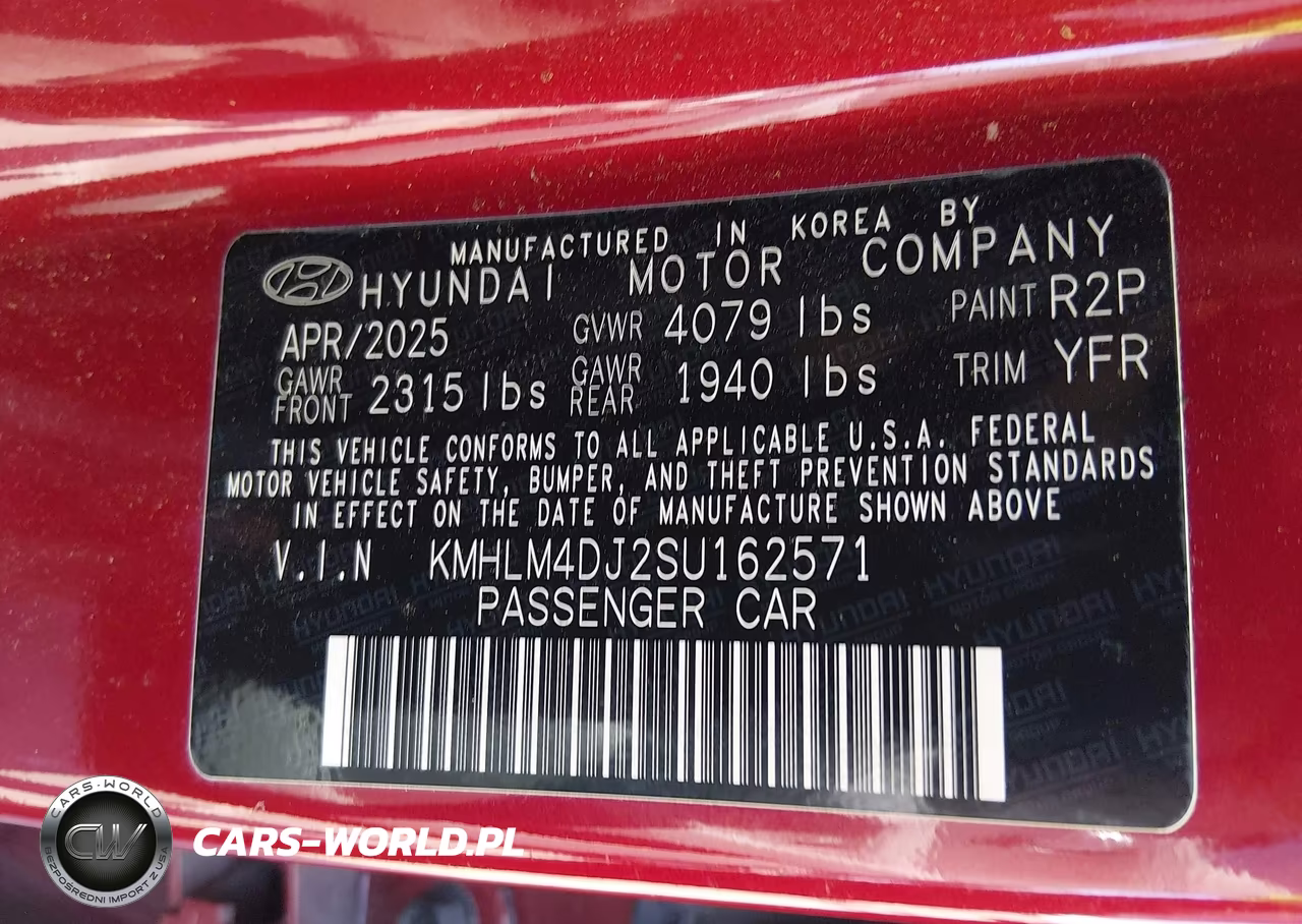 2025 Hyundai Elantra Hybrid Blue VIN:KMHLM4DJ2SU162571 - 9