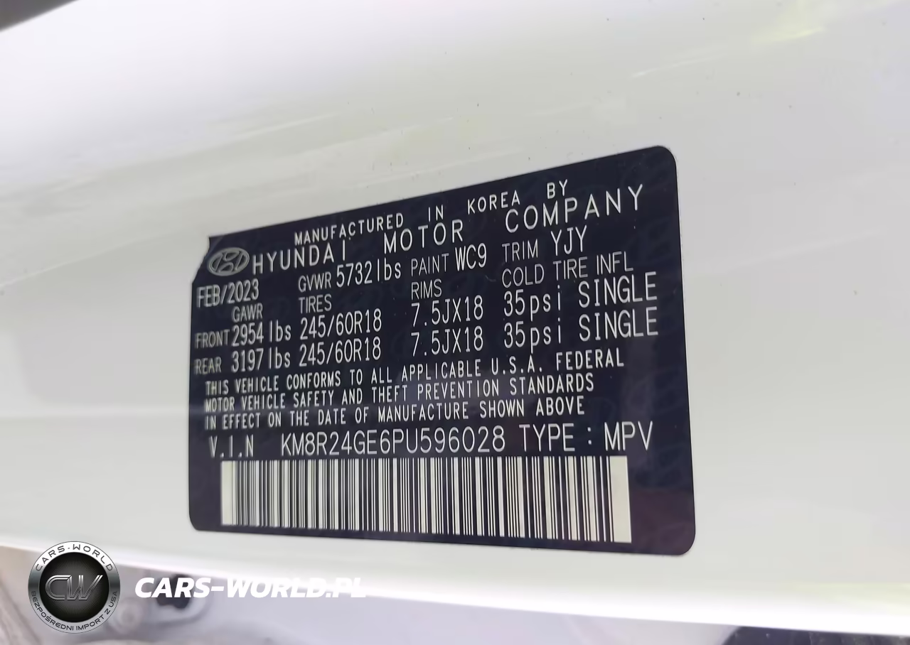 2023 Hyundai Palisade Sel VIN:KM8R24GE6PU596028 - 9