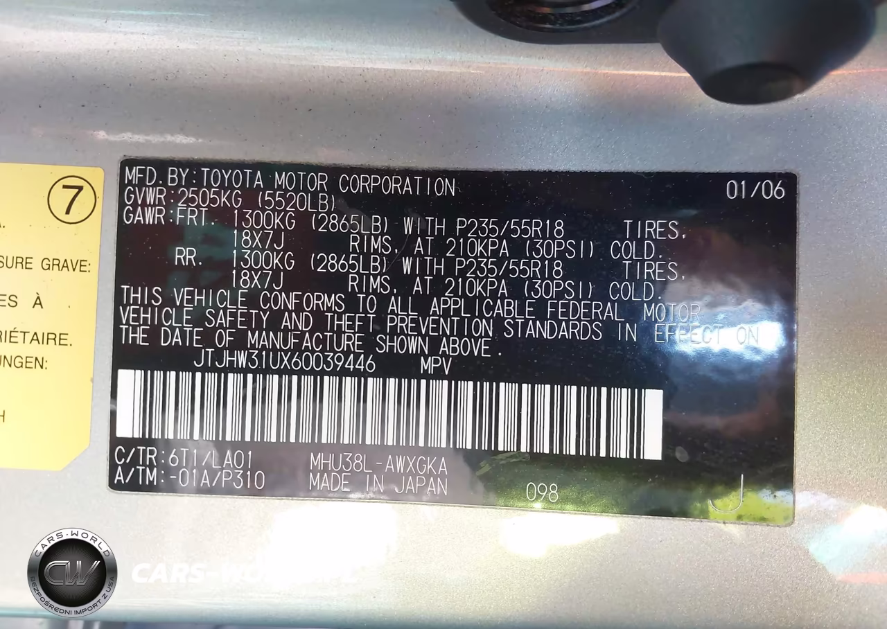 2006 Lexus Rx 400H VIN:JTJHW31UX60039446 - 9