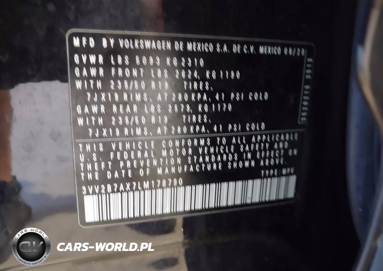 2020 Volkswagen Tiguan Se-Sel VIN:3VV2B7AX7LM178790 - 9